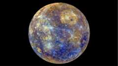 Figure 1: Messenger's iridescent Mercury (image credit: NASA, JHU/APL, Carnegie Institution, Washington) 11)