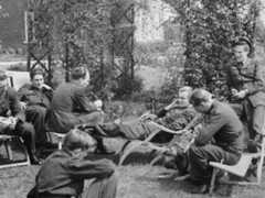 Relaxing on what is now Norway House