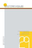 Couverture du numéro 'Numéro 29, 2025' de la revue 'Entrevous'