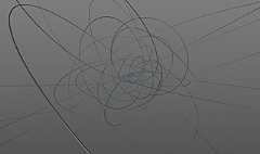 Orbits of stars and gas cloud at the centre of the Milky Way