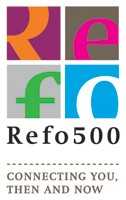 REFO 500 Logo ondertitel - connecting you then and now