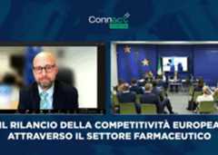 Rainer Becker, direttore per i Prodotti medici e l'Innovazione presso la Direzione generale Salute e Sicurezza alimentare della Commissione europea (DG SANTE), ospite all'evento Connact Pharma sul rilancio della competitività europea attraverso il settore farmaceutico [Roma, 18 settembre 2025]