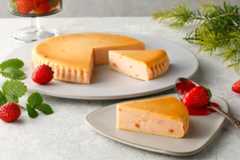 チーズガーデン「御用邸ストロベリーチーズケーキ」栃木産ブランド苺“とちあいか”使用の冬限定フレーバー