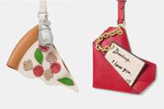 ケイト・スペード ニューヨークのバッグチャーム - ピザや花、ラブレターがモチーフに