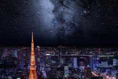 「チ。 ー地球の運動についてー」イベントが東京シティビューで、数百万の星々きらめくプラネタリウム