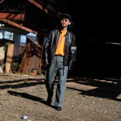 GANKO / GANKO✖MaoSimmons L/S TEE オレンジコーディネートのショップスナップ