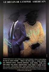 Affiche québécois du film Le déclin de l'empire américain