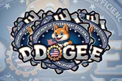 DOGE Government Efficiency Department logo, shut down after brief tenure