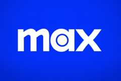 The Max logo, featuring the word max in white lowercase letters with a stylized o that has a smaller circle inside, set against a vibrant blue background.