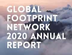 Global Footprint Network 2020 Annual Report cover