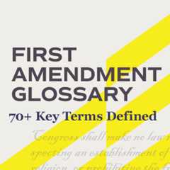 The First Amendment 101 dig deeper