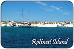 Rottnest Island from Fremantle, Western Australia
