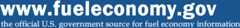 www.fueleconomy.gov - the official government source for fuel economy information