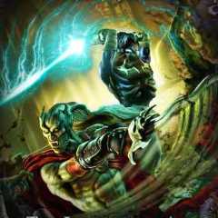 Kain and Raziel locked in battle