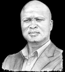 Illustration of Ralph Mathekga
