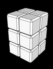 12 cubes