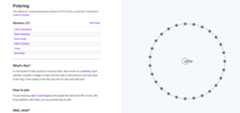 Screenshot of the polyring website