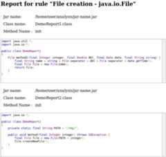 Report example