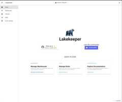 Lakekeeper UI