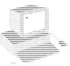 ASCII art computer