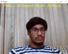 Mouth opening detection