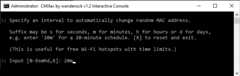 Interactively configure auto-changing