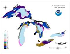 GLERL digital ice chart