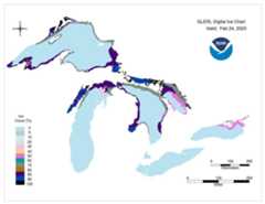 GLERL digital ice chart