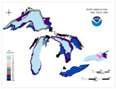 GLERL digital ice chart