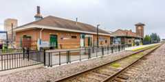 The Fargo, ND, Amtrak station