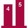 Graph icon representing 4 and 5