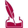 Quill and ink icon