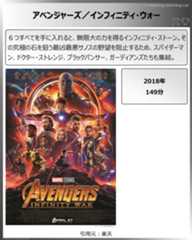 タイトル：アベンジャーズ／インフィニティ・ウォー