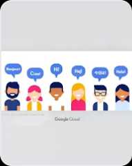 Vector art of people saying ‘Hi’ in different languages