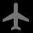 Airplane flight icon