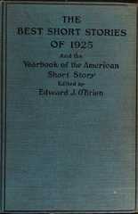 The best short stories of 1925, Various, Edward J. O'Brien