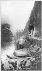 The Road Between Maquina and Mandor Pampa Near Machu Picchu