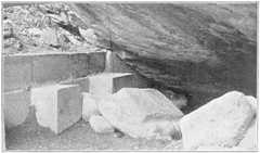 Two of the Seven Seats Near the Spring Under the Great White Rock