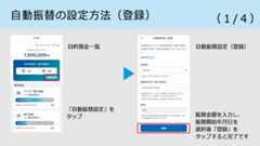 自動振替の設定方法を知りたい-1
