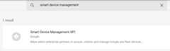 Screenshot of Search for SDM API
