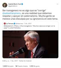 Gabriel Boric es aliado de la comunidad LGBT+