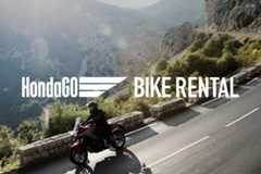 HondaGo BIKE RENTALロゴとイメージ画像