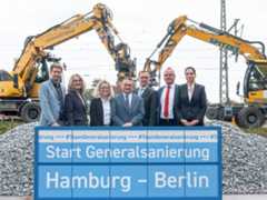 Start der Generalsanierung Berlin - Hamburg in Ludwigslust, Foto: Deutsche Bahn AG