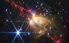 El telescopio James Webb descubre un inmenso chorro protoestelar en los confines de la Vía Láctea