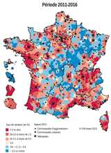 Démographie des EPCI : la croissance se concentre dans et au plus près des métropoles