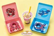 『ポケモン』グラードン/カイオーガをモチーフにしたドーナツが発売!「ピカチュウスイーツ」オリジナルステッカーも貰える 画像