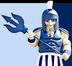 Iowa Central's mascot, Tri!