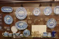 Railroad china in Yard 5 Exhibit Cars at IRM