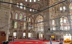 Interior view of the Fatih mosque