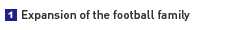 サッカーファミリーの拡大